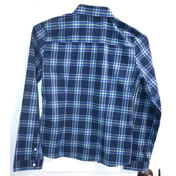 Hollister Boys Plaid Button Down Casual Shirt Size Medium - Picture 3 of 3